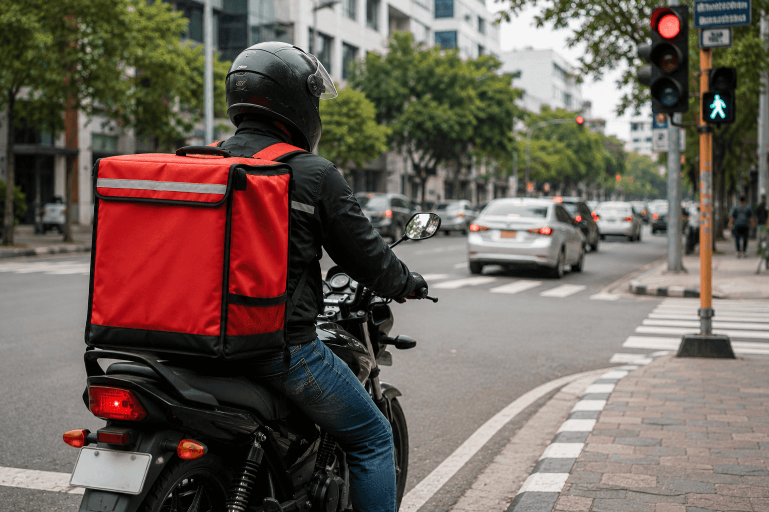 Express delivery rider